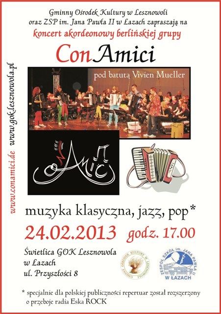 Koncert zespołu conAmici
