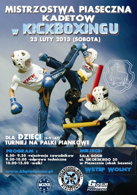 Mistrzostwa kadetów i dzieci w Kickboxingu