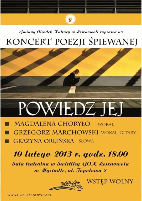 Koncert Powiedz Jej