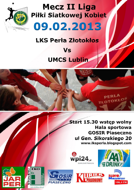 LKS Perła Złotokłos vs UMCS Lublin