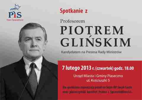 Spotkanie z Prof. Piotrem Glińskim