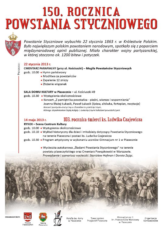 150. rocznica Powstania Styczniowego