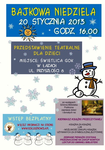 Bajkowa niedziela w Łazach