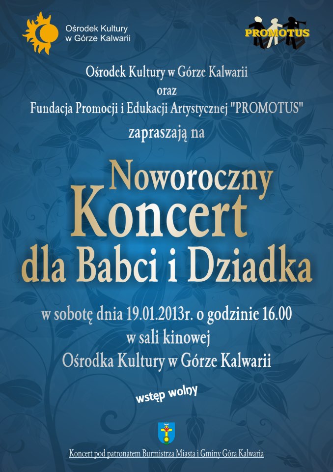 Noworoczny Koncert dla Babci i Dziadka