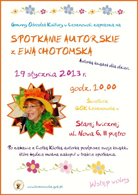 Spotkanie z Ewą Chotomską