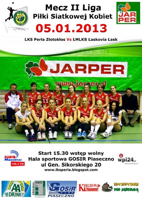 LKS Perła Złotokłos vs ŁMLKS Łaskovia Łask