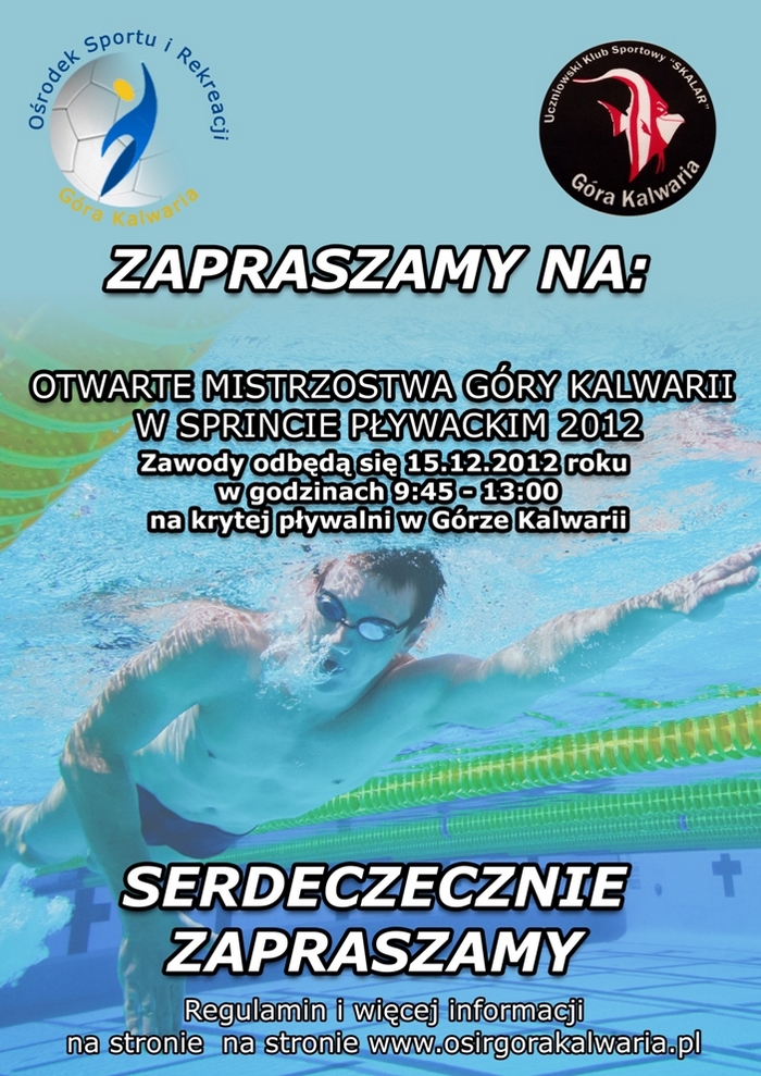 Otwarte Mistrzostwa Góry Kalwarii w sprincie pływackim