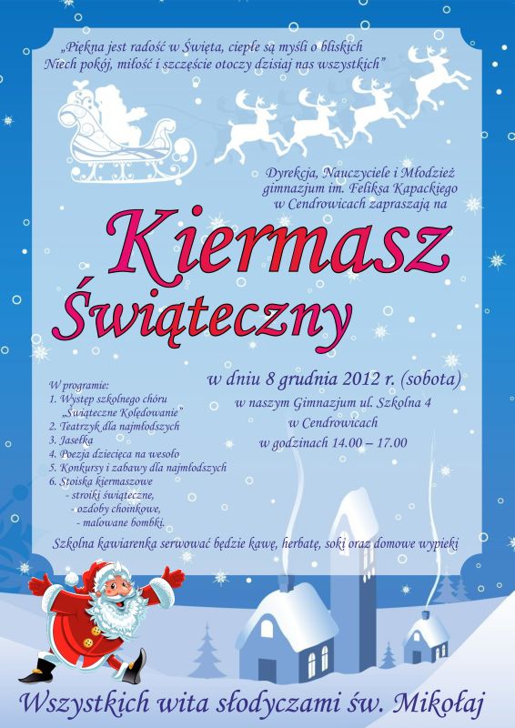 Kiermasz Świąteczny Cendrowice