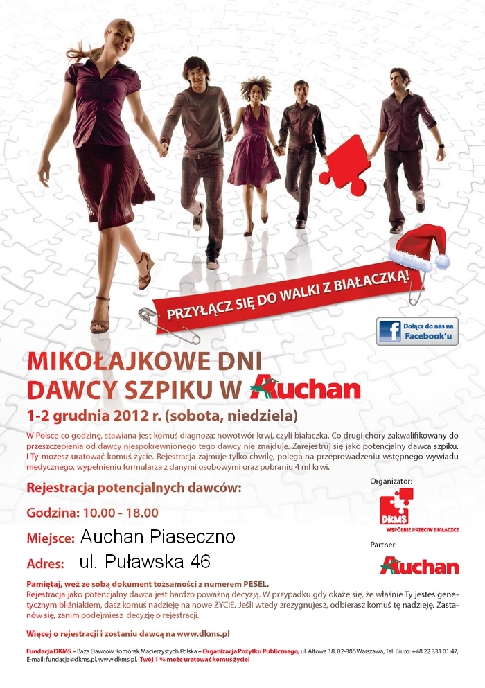 Dni Dawcy Szpiku w Auchan