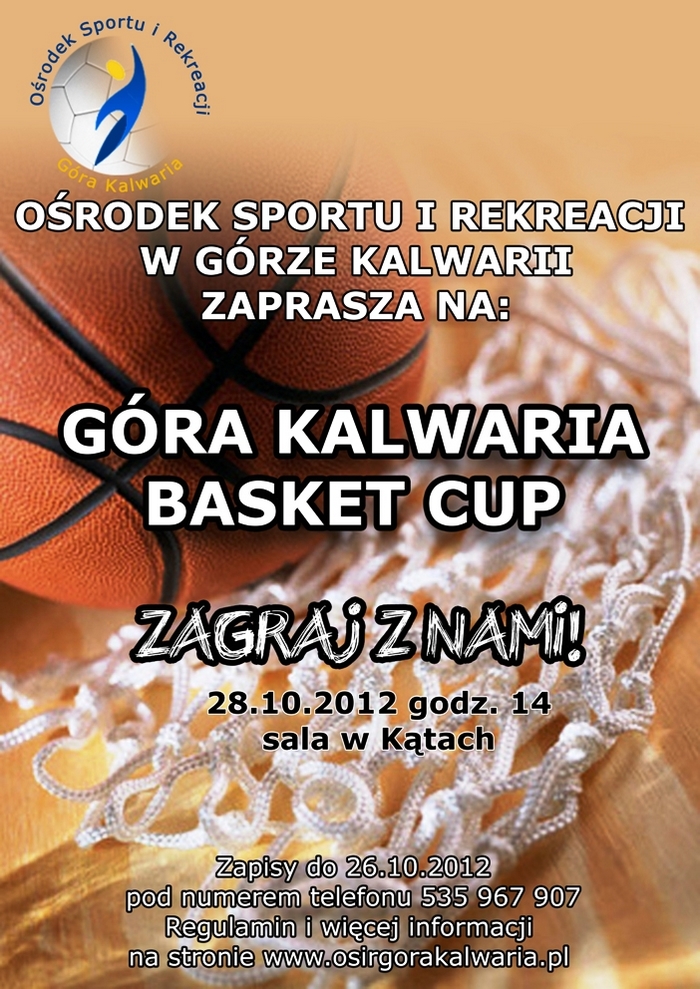 Turniej koszykówki w Kątach