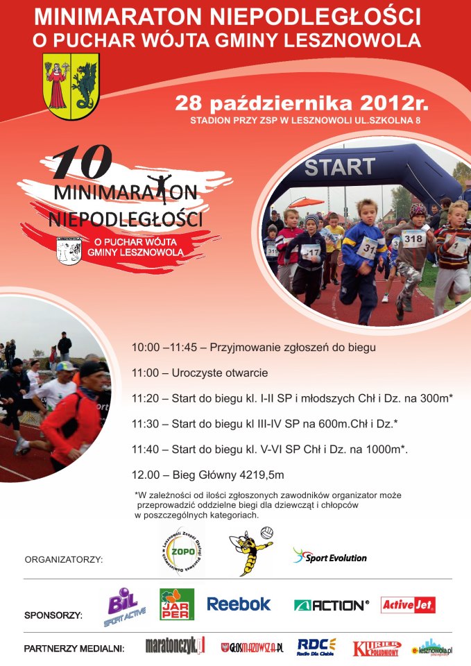 Minimaraton Niepodległości w Lesznowoli