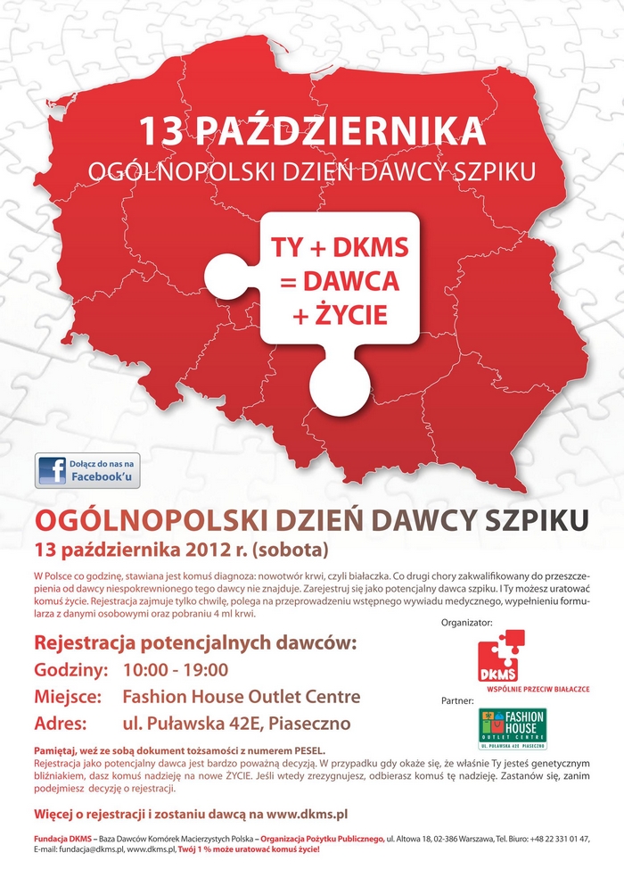 Dzień Dawcy Szpiku w Fashion House
