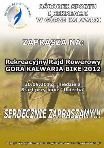 Rekreacyjny Rajd Rowerowy
