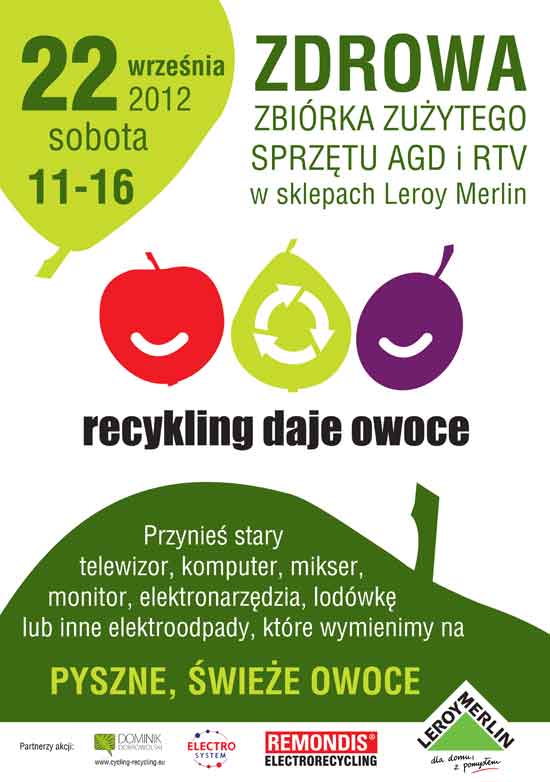 Recykling daje owoce