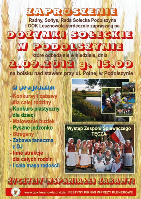 Dożynki Sołeckie w Podolszynie