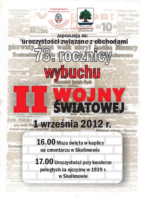 Rocznica wybuchu II wojny światowej
