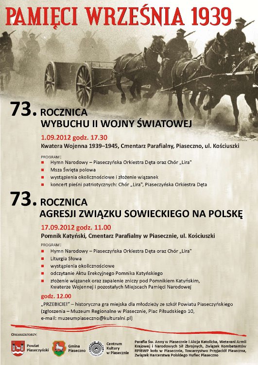 73. rocznica wybuchu II wojny światowej