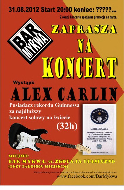Koncert Alexa Carlin w Piasecznie