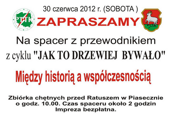 Spacer z przewodnikiem po Piasecznie
