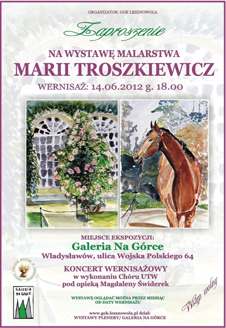 Wystawa Marii Troszkiewicz