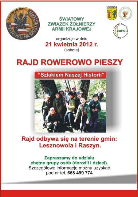 XXVI Rajd Szlakiem Naszej Historii