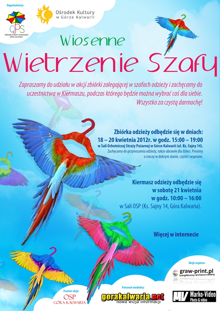 Wiosenne wietrzenie szafy