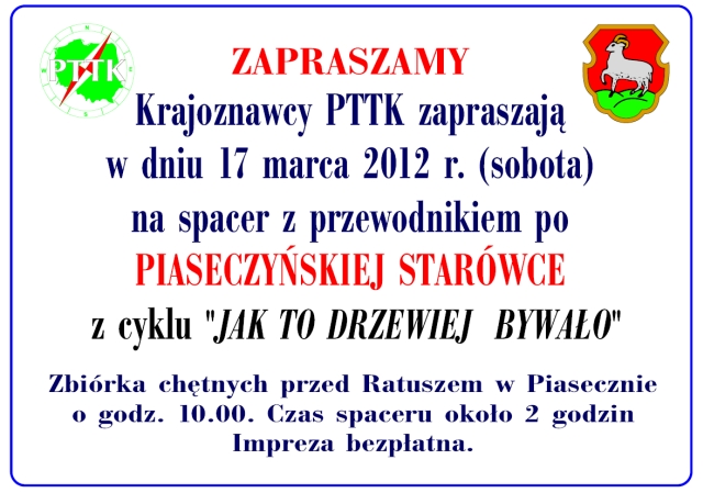 Sobotni spacer po piaseczyńskiej starówce