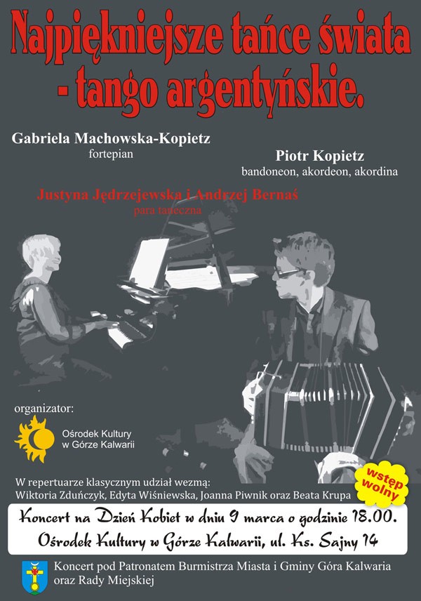 Koncert na Dzień Kobiet w Górze Kalwarii