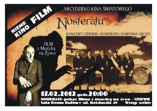 Pokaz niemego filmu Nosferatu