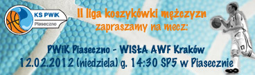 Mecz koszykówki: PWiK Piaseczno - WISŁA AWF Kraków