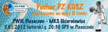Mecz koszykówki PWIK Piaseczno - MKS Skierniewice 95:69