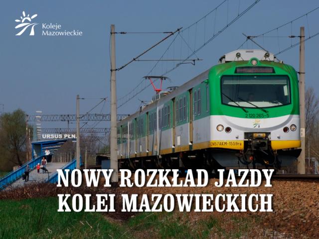 Nowy rozkład jazdy pociągów KM