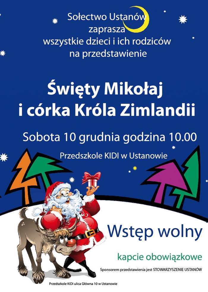 Święty Mikołaj i córka Króla Zimlandii w Ustanowie