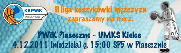 Mecz koszykówki PWiK Piaseczno - UMKS Kielce