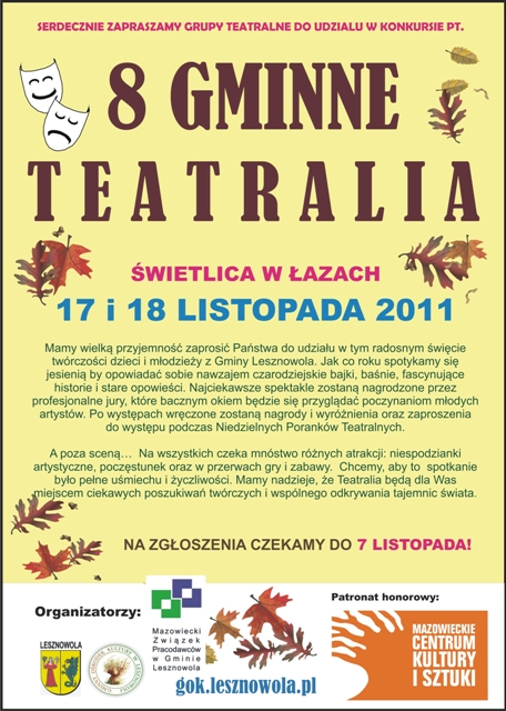 Gminne Teatralia w Łazach