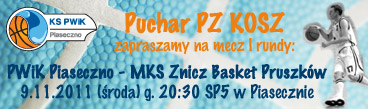 Mecz PWiK Piaseczno vs. MKS Znicz Basket Pruszków