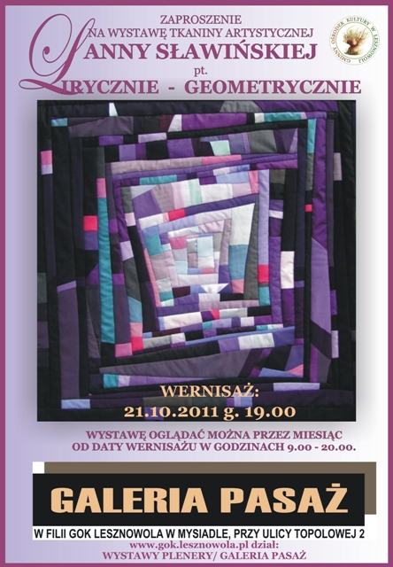 Wystawa Lirycznie - geometrycznie