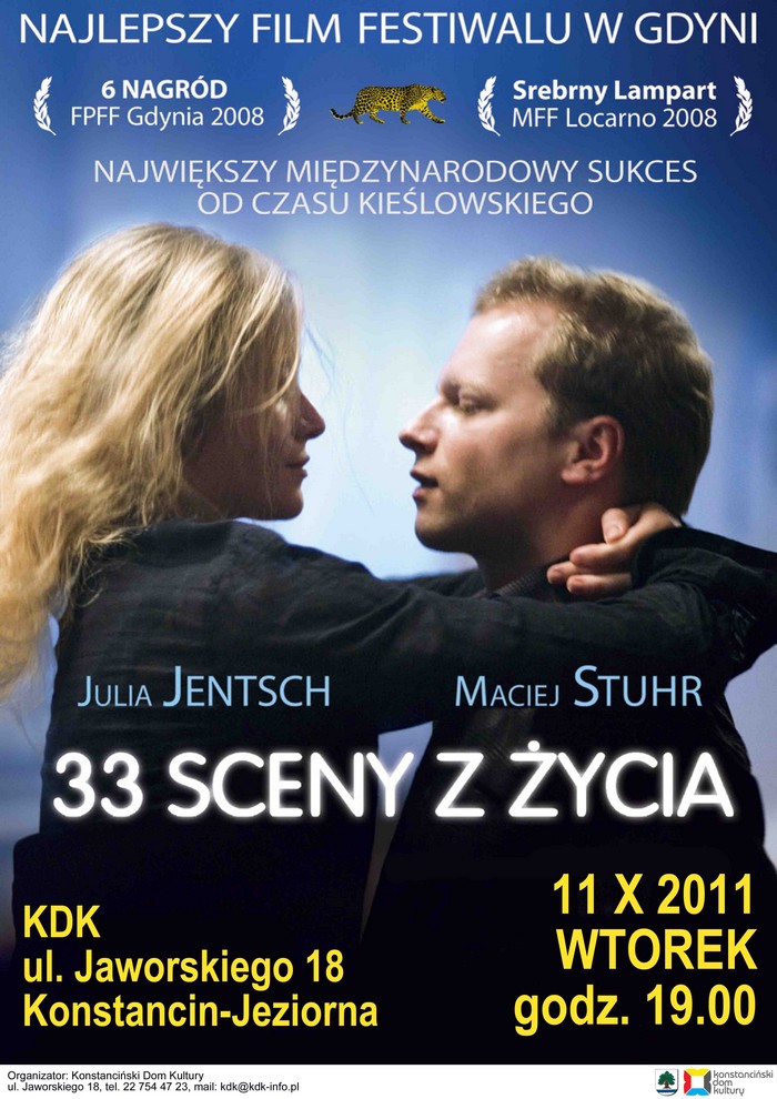 Pokaz filmu 33 sceny z życia