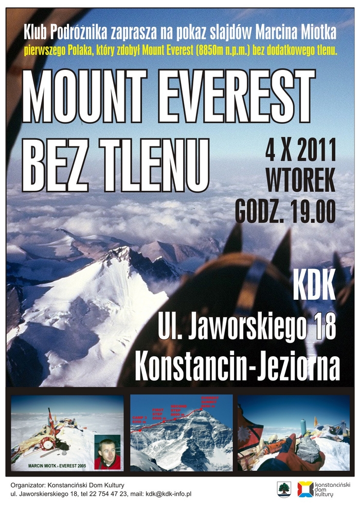 MOUNT EVEREST BEZ TLENU