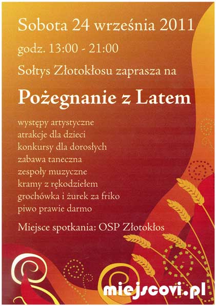 Pożegnanie z Latem Złolokłos
