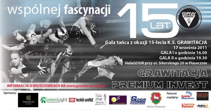 Gala na XV-lecie Grawitacji
