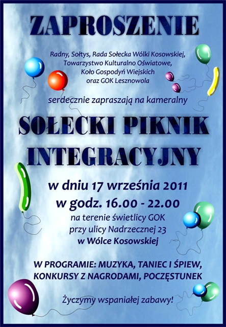 KAMERALNY PIKNIK INTEGRACYJNY