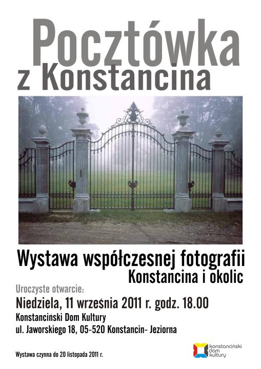 Wystawa fotografii: Dziecko i Pocztówka z Konstancina