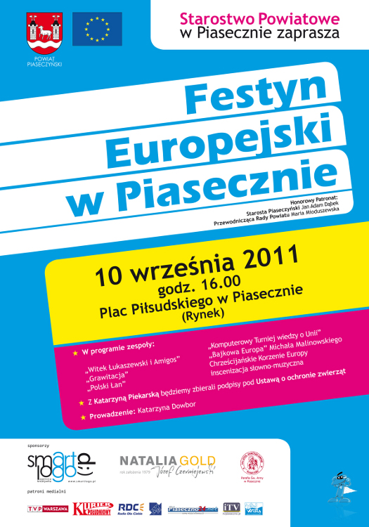 10 września Festyn Europejski w Piasecznie