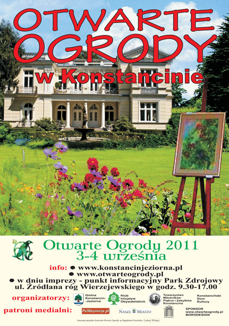 Otwarte Ogrody w Konstancinie
