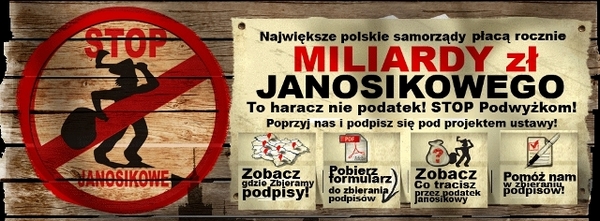 ZMIEŃMY USTAWĘ O JANOSIKOWYM
