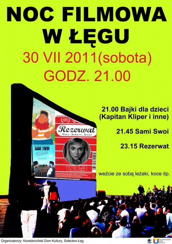 Noc Filmowa w Łęgu