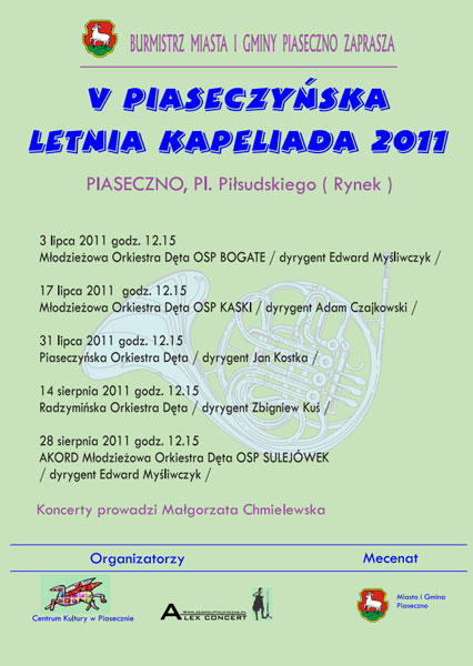PIASECZYŃSKA LETNIA KAPELIADA