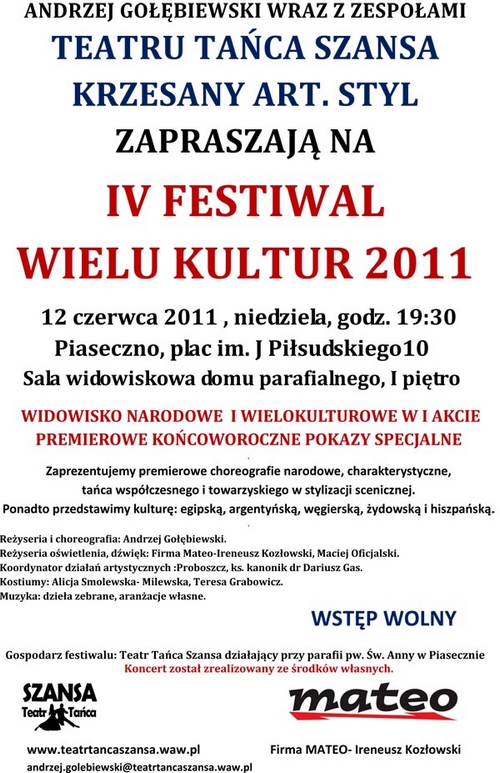 FESTIWAL WIELU KULTUR