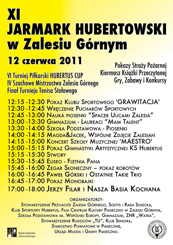 Jarmark Hubertowski w Zalesiu Górnym
